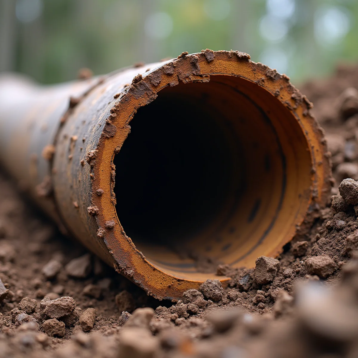 Orangeburg and Cast Iron Sewer Pipes in 1950s and 1960s Northern Virginia Homes